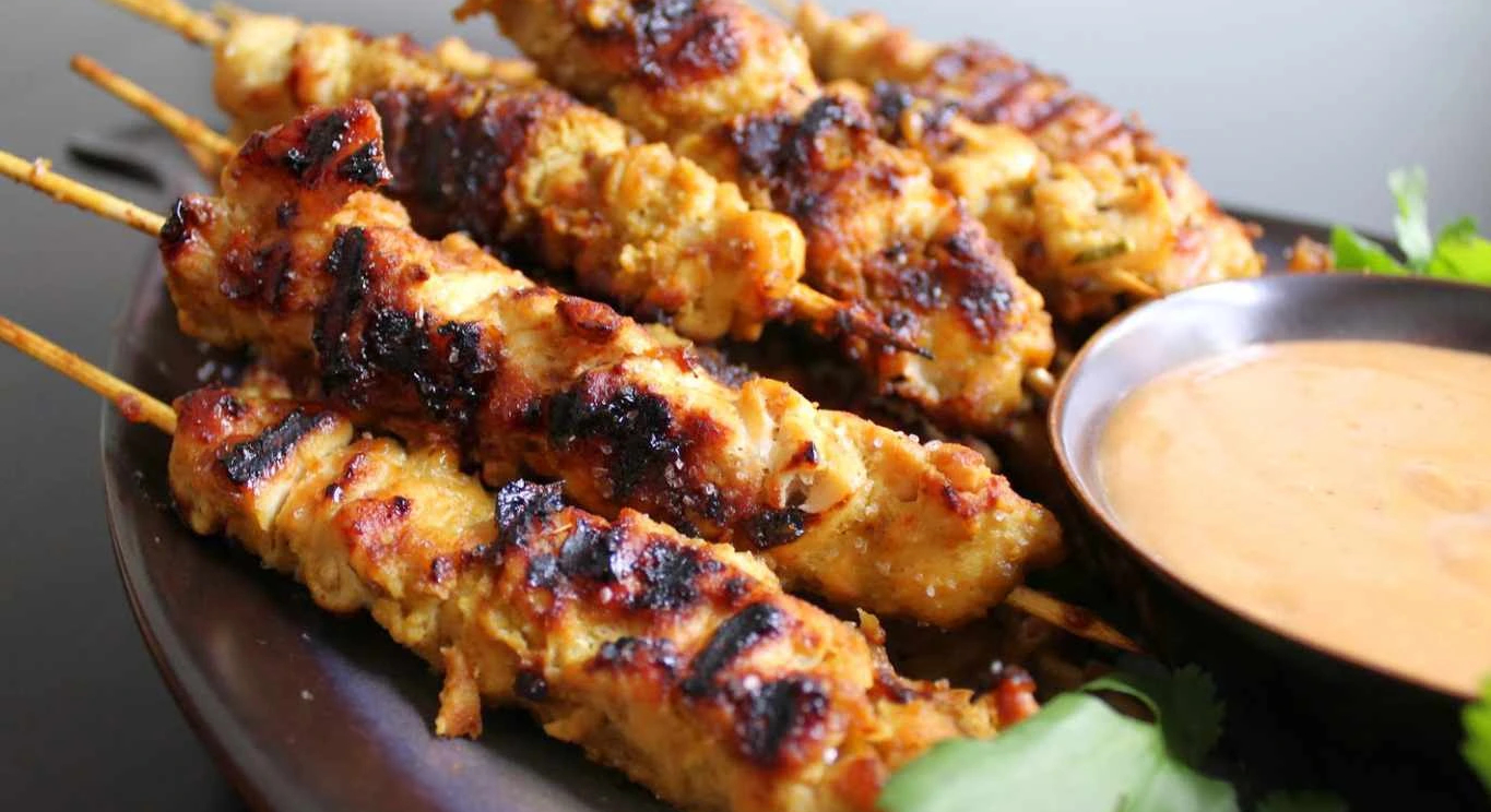 Satay špízy